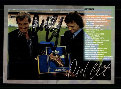 Dieter müller autogrammkarte - dieter,