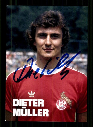 Dieter müller autogrammkarte - müller,