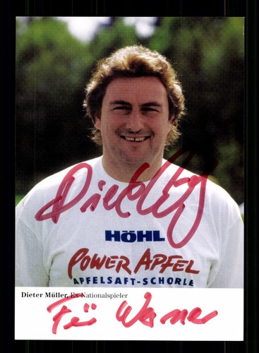 Dieter müller autogrammkarte - dieter,