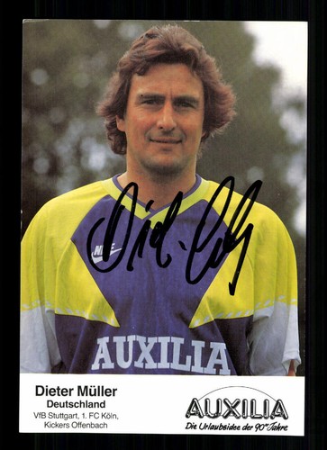 Dieter müller autogrammkarte - dieter,